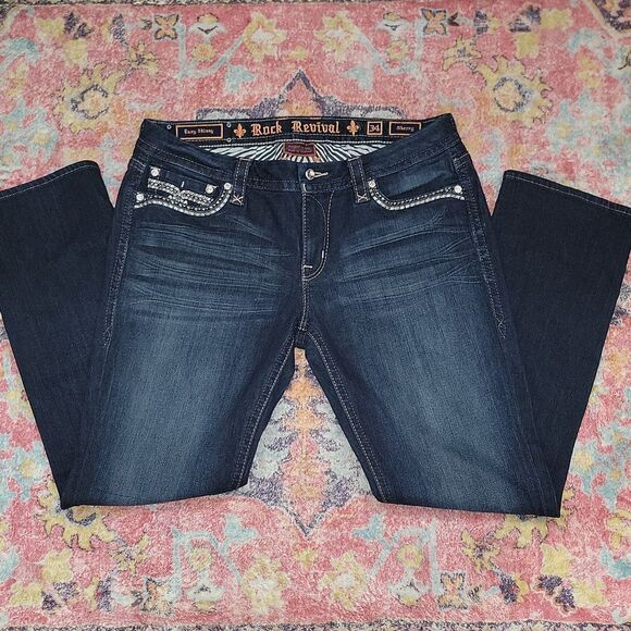 Rock Revival Sherry Easy Skinny Stretch Jean Size 34 x 32 - Picture 5 of 15